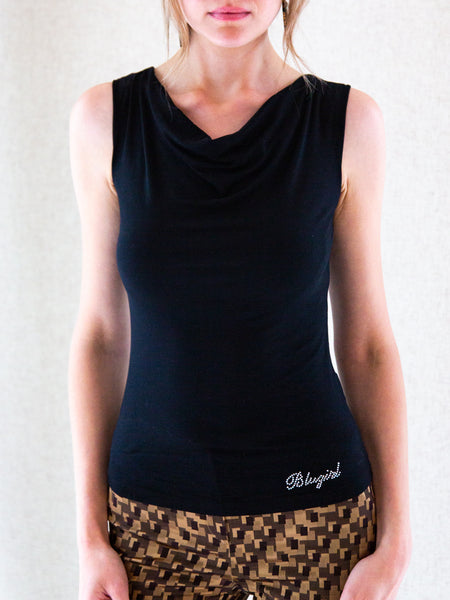 Vintage 2000s black sleeveless top by Blugirl Blumarine