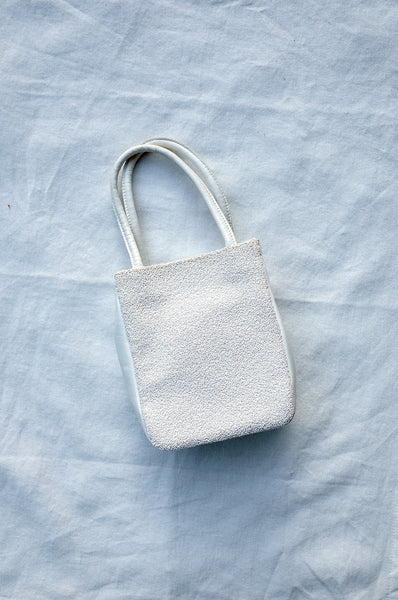 Vintage Y2K tiny white handbag