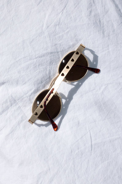 Vintage 1990s tortoiseshell sunglasses by Morgan de Toi.